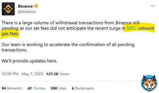 >'gas fees'  You should withdraw your coins just on the fact that they have no idea how bitcoin works.