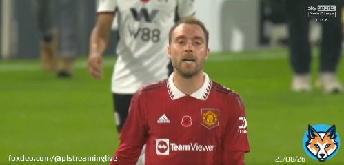 Fulham vs Man United Half Time Update  Christian Eriksen's first goal for Man Utd is the difference at the interval!