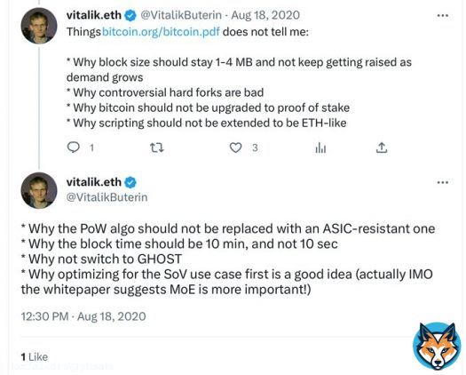 #ethereum founder Vitalik Buterin asking why #bitcoin doesn't switch to the $kas @KaspaCurrency founders GHOST back in the day  #eth $eth $etc #kaspa $xmr $bch $bsv $btc #btc #bch $ltc $xrp $xlm $xno $xrd $link $qnt $hbar $doge $cfx #shanghai