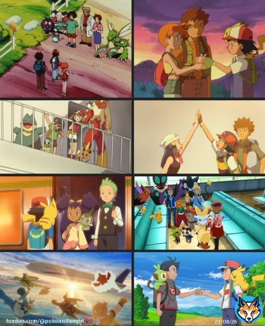 'I've had lots of friends travel with me up until now-but for every new meeting, there's also a good-bye.' - Ash Ketchum! #Pokemon #Pokeani #Anipoke #PokeaniSpoilers #AnipokeSpoilers #PokemonJourneys