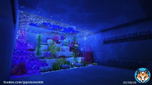 Saltwater Aquarium using the Angling mod by @SidedSquare