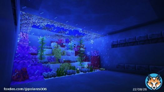 Saltwater Aquarium using the Angling mod by @SidedSquare
