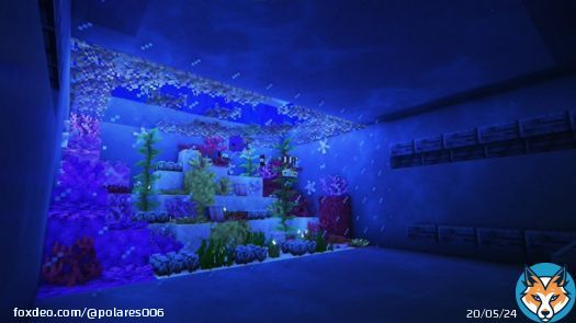 Saltwater Aquarium using the Angling mod by @SidedSquare
