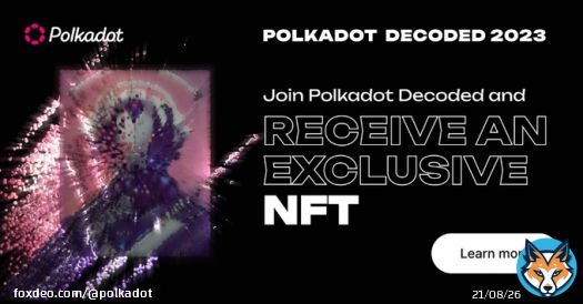 Have you already registered for @PolkadotDecoded? This year, everyone attending the conference will receive a unique Polkadot Proof-Of-Attendance NFT!  Whether you're joining online or on-site - register now to secure your exclusive #PolkadotDecoded NFT