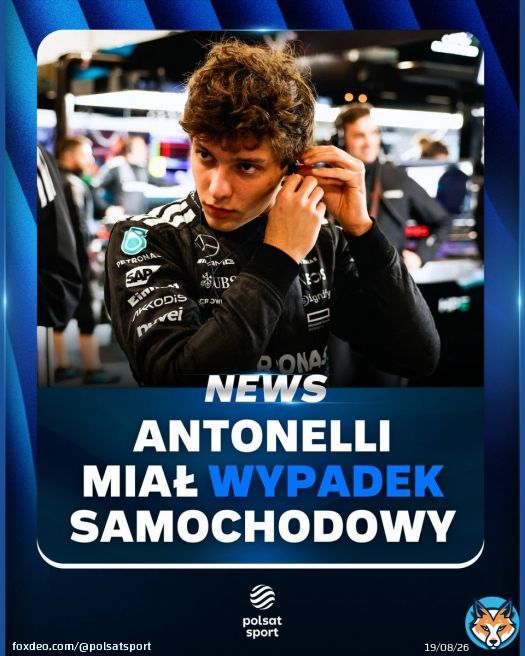 Kierowca Formuły 1, Kimi Antonelli, miał wypadek samochodowy 19-latek uderzył swoim Mercedesem AMG GT 63 PRO w barierę na terenie San Marino, ale nie odniósł żadnych obrażeń. W wypadku nie brały także udziału żadne inne pojazdy. Mercedes potwierdził,że Antonelli weźmieShow more