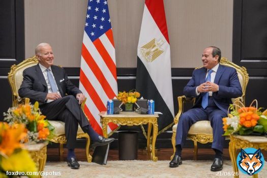 Today I sat down with President El-Sisi of Egypt to discuss accelerating global efforts to tackle the climate crisis, strengthen the multifaceted U.S.-Egypt strategic and defense partnership, and the importance of human rights.