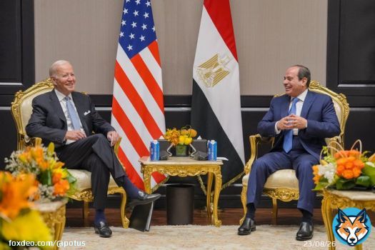 Today I sat down with President El-Sisi of Egypt to discuss accelerating global efforts to tackle the climate crisis, strengthen the multifaceted U.S.-Egypt strategic and defense partnership, and the importance of human rights.