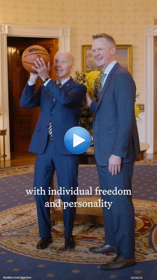 The Golden State Warriors are always welcome at this White House.