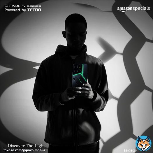 Come to the 'Light'er Side of Life!  #DiscoverTheLight with POVA 5 Pro  | Sale starts from August 22nd, only on @amazonIN.  On a scale of 1 to 10, how excited you are for the launch of #POVA5Pro.  Know More:   #TECNO