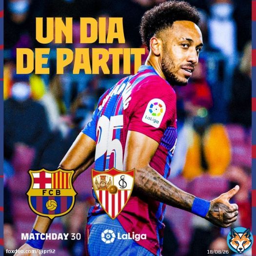 #FCBSEV #BARSEV #BarcaSeville #BarcaSevilla #Barca #TerStegen #Alves #Piqu&eacute; #Garcia #Araujo #Alba #Pedri #Busquets #DeJong #Gavi #Dembele #Aubameyang #Ferran #Streaming    BARCA vs SEVILLE EN STREAM/DIRECT GRATUIT A 21h00