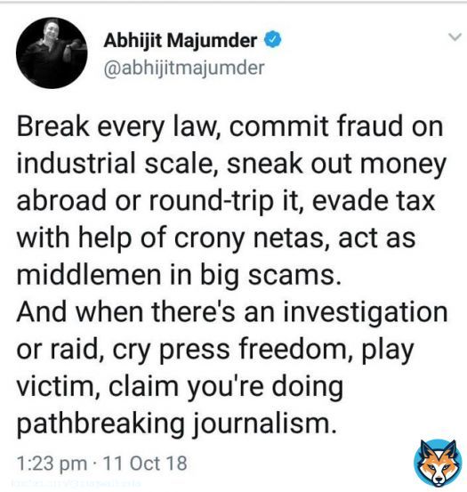 Just to add to the point made in this tweet - If #RaghavBahl is clean, why did he settle a case of disclosure lapses with SEBI after paying over ₹31 lakh towards settlement charges?