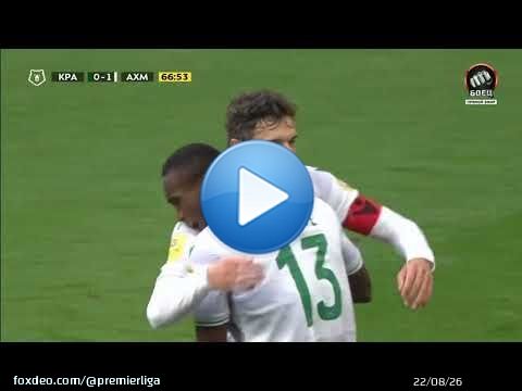 Гол Конате, 0:1  #ТинькоффРПЛ #КраснодарАхмат
