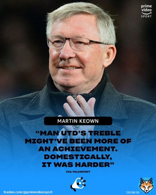 Man Utd's 1998/99 season > Man City's 2022/23 season   According to Martin Keown...
