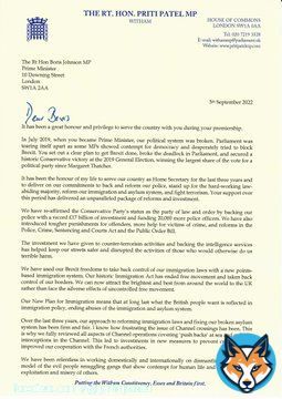It has been the honour of my life to serve as Home Secretary for the last three years.   I am proud of our work to back the police, reform our immigration system and protect our country.  My letter to Prime Minister @BorisJohnson