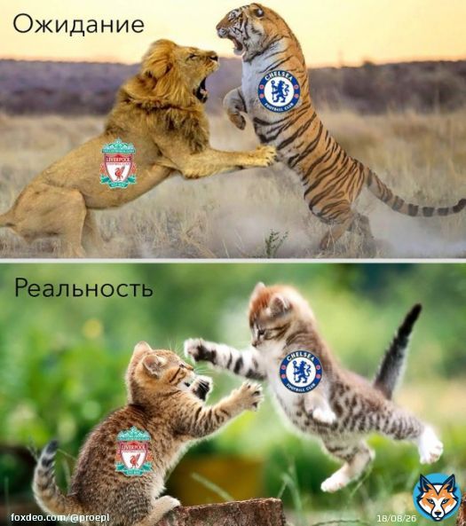 &zwj; &laquo;Ливерпуль&raquo; vs &laquo;Челси&raquo;   Ожидание: битва лидеров Реальность: матч 9-го и 10-го мест