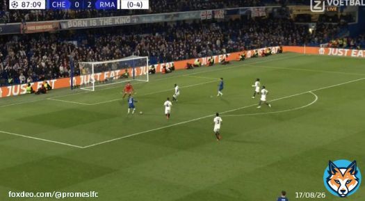 Such an unlucky shot from Mudryk, good defending from Real Madrid