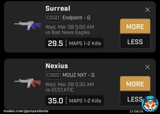 6 CSGO plays I like! Most confident (Sener1, ropz, dream3r)   #CSGO #PrizePicks #GamblingTwitter #betting #eSports #prizepickscsgo