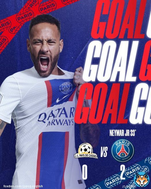 33'  A BEAUTIFUL GOAL BY @neymarjr!!!   #USPCPSG I 0-2