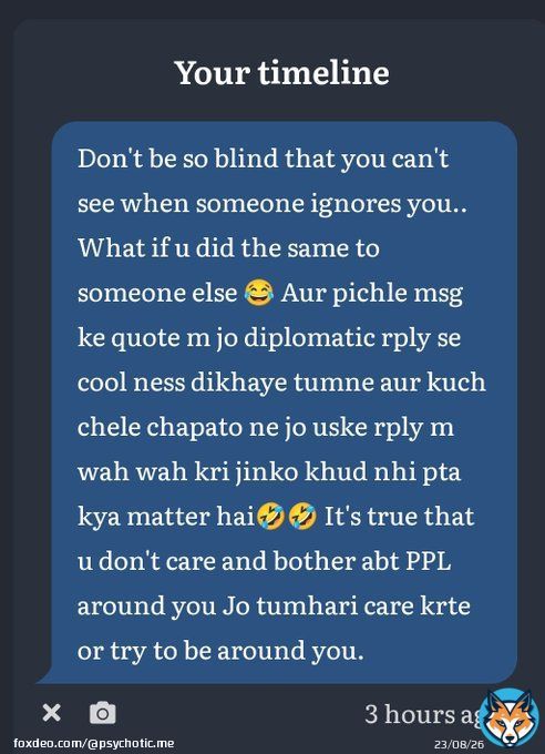 *Coolness dikhayi nhi h.. I'm actually Cool agar aap sach me mujhe jante to aapko ye baat pta hoti... Aur 'Diplomatic' word is not in my dictionary.. Treat As you want to be treated!! Simple