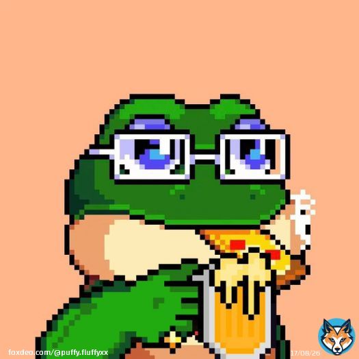 Hi guys. It's 00.00 on my timezone. I will do another custom when I wake up. Glad to make a @BitcoinFrogs custom  #btc #bitcoin #BRC20NFT