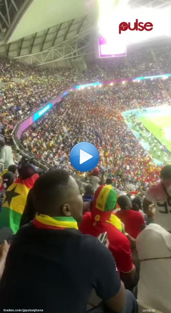 Ghanaian fans jubilate after hearing South Korea have taken the lead against Portugal and are in position to qualify ahead of Uruguay.  #PulseSports #PulseWorldCup2022 #PulseQatar22 #Qatar2022&nbsp; #FIFAWorldCup&nbsp; #GHAURU