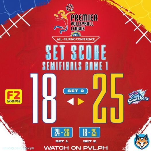 COOL SMASHERS PICK UP STEAM!  #PVL2023 #TheHeartOfVolleyball   Catch the game on  One Sports, One Sports+ or Cignal Play