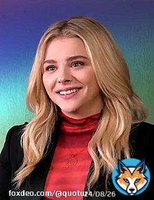 Think about doing a bunch of stunts in leather. What does leather do? It doesn't stretch, it rips.  ~ Chloe Grace Moretz  #WednesdayMotivation #quote #chloegracemoretz #quotur