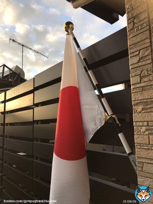 文化の日。国旗掲揚致しました