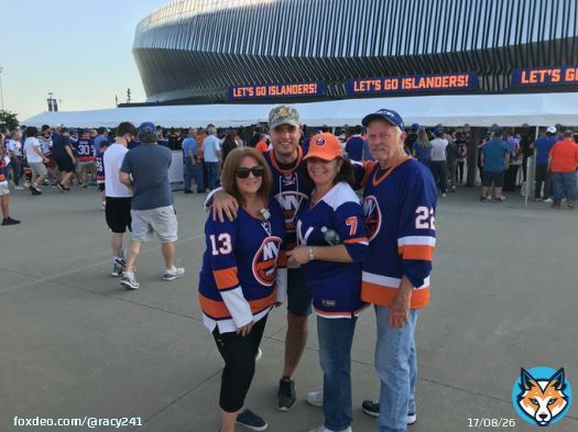 From the barn to the stable.. Happy Birthday Mike!  Let's Go Islanders! #isles