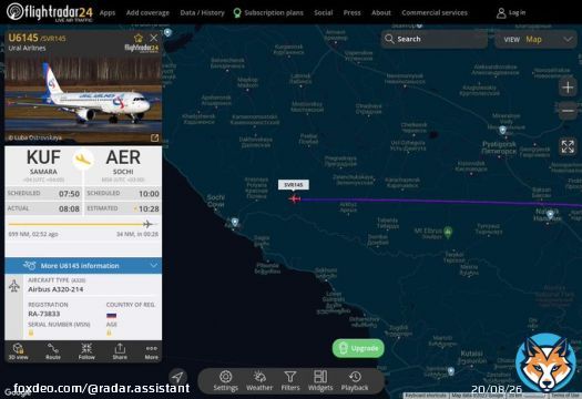 HOLDING PATTERN ALERT : At time Wed Feb 22 06:58:36 2023 #SVR145 was likely to be holding at FL338    near Мостовский район, Краснодарский край, Южный федера #AvGeek #ADSB