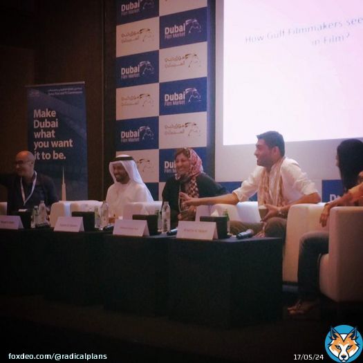 'How Gulf filmmakers see their future in film?' @dubaifilm #DIFF14 with @walshehhi @MohammedBuali @NujoomAlghanem