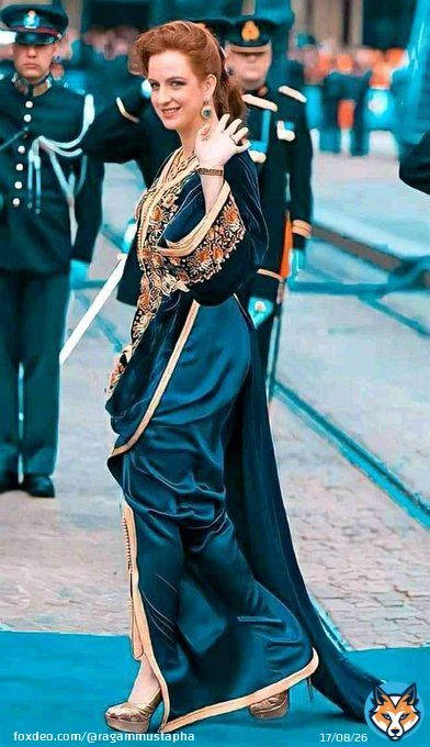 Lalla Salma, Princess of Morocco in her Royal Moroccan Kaftan