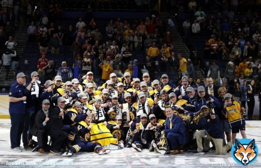 From the @QU_PepBand, to @Q30Sports/@QUChronSports & @QUJournalism, to seeing @QU_MIH win it all. Once a Bobcat always a Bobcat.   I dove into the #MFrozenFour Championship Game @TheHockeyWriter #THW. This was a fun one to write, enjoy #HockeyTwitter