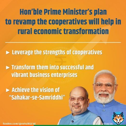 #PMModi @narendramodi has taken a historic decision to form 3 multi state cooperative societies to further strengthen d cooperative sector. a)Seed b)Organic & Export society  -Total world market size of organic food'20, ₹10Lakh Cr - India share 22.70%, so huge scope of expansion