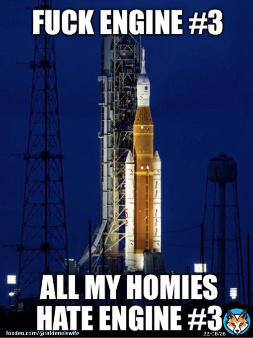 engine 3 hate club #Artemis1 #ArtemisLaunch