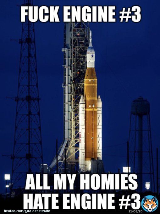 engine 3 hate club #Artemis1 #ArtemisLaunch