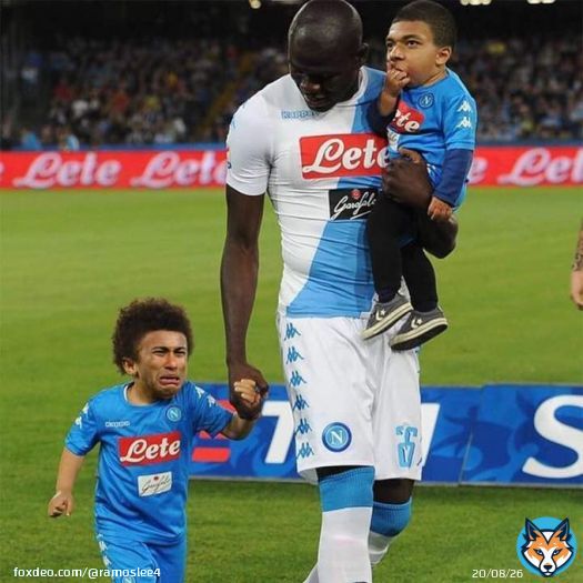 Encore une fois @kkoulibaly26 fait dans le babysitting on t'aime  #NAPPSG