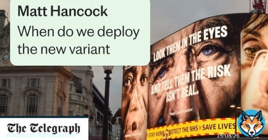 &lsquo;Project Fear&rsquo; authors discussed when to &lsquo;deploy&rsquo; new Covid variant. Personal text messages of UK Health minister Hancock confirm what many knew. C19 pandemic was a counterfeit operation. But still Canadas govt/media spreads falsehoods not facts #cdnpoli