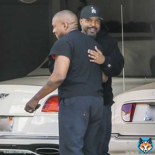 Kanye West and Ice Cube linked up