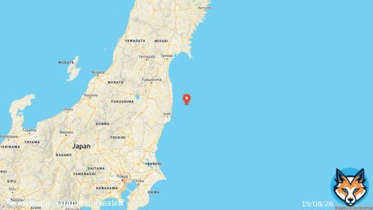[] Earthquake Final Data: A magnitude 4.9 #地震 (#earthquake) with an Shindo Intensity of 4 has occured 福島県沖 (Off Fukushima Prefecture) with a depth of 10km at 10/21 15:19 JST. #japan