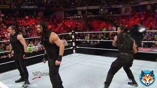 Roman never saw it coming&hellip; TWICE! #RoyalRumble