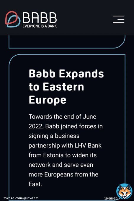 $BAX is also partnered with banks that allows their customers to trade crypto.    #bitcoin #babb $TEL