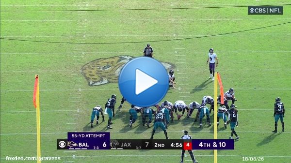 A 55 yarder is no problem for the best to ever do it.   @jtuck9 gives us a 9-7 lead in the second quarter. Tune in now on CBS.0:1023.9K views