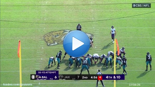 A 55 yarder is no problem for the best to ever do it.   @jtuck9 gives us a 9-7 lead in the second quarter. Tune in now on CBS.0:1023.9K views