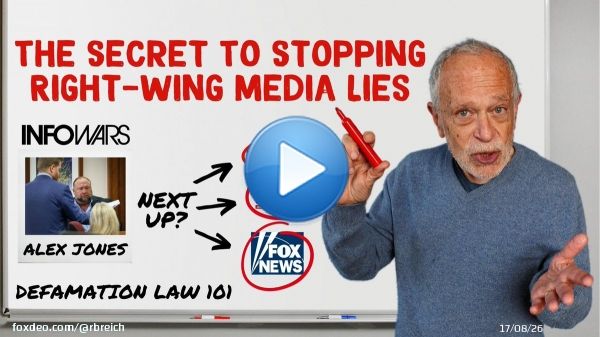 Alex Jones was just ordered to pay $473 million to the families of Sandy Hook victims, after he spent years calling the tragedy a hoax. This comes on top of the $1 BILLION he already owed.  Defamation law is proving to be a vital weapon in the fight against right-wing media lies.