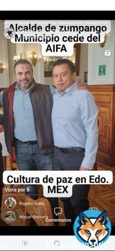 Seguimos impulsando pol&iacute;tica Publica de cultura de paz ahora en estado de M&eacute;xico con el. Alcalde de Zumpango cede del #AIFA #MMMC #M3CT #culturadepaz #mediacioncomunitaria