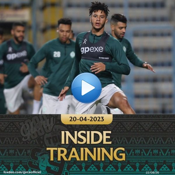 A close-up at the first practice on Egyptian soil
