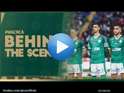 Behind the scenes of our clash against wac in Matchday 26 of the Botola Pro  Watch the full video now on YouTube:   #DimaRaja1:05