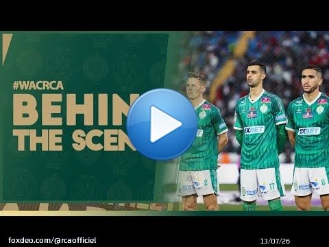 Behind the scenes of our clash against wac in Matchday 26 of the Botola Pro  Watch the full video now on YouTube:   #DimaRaja1:05