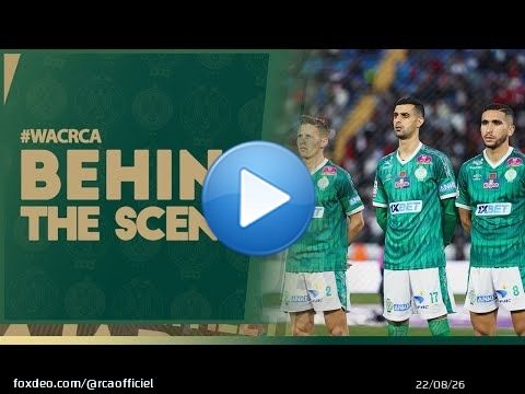 Behind the scenes of our clash against wac in Matchday 26 of the Botola Pro  Watch the full video now on YouTube:   #DimaRaja1:05